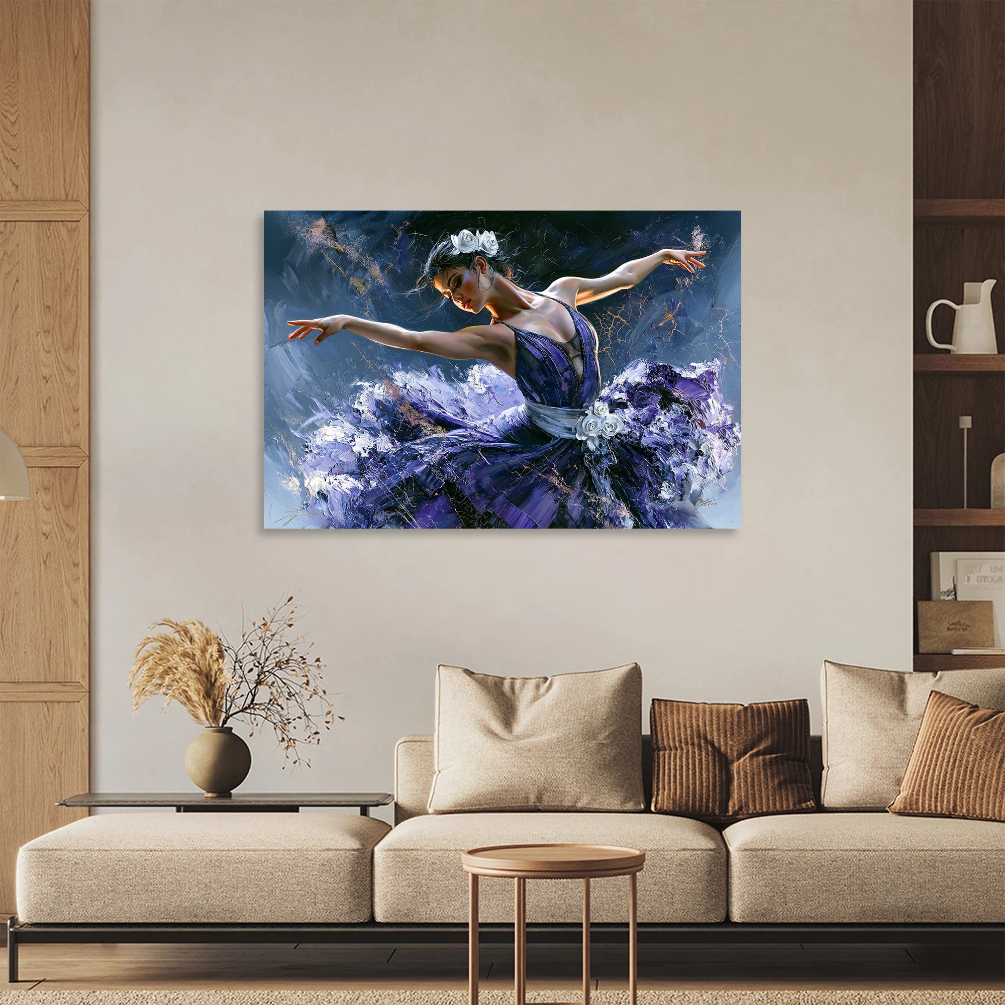 Ballerina Royal Leinwand Bild