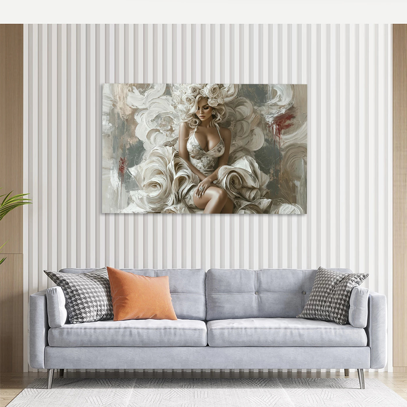 Rosentraum AluDibond Wandbild