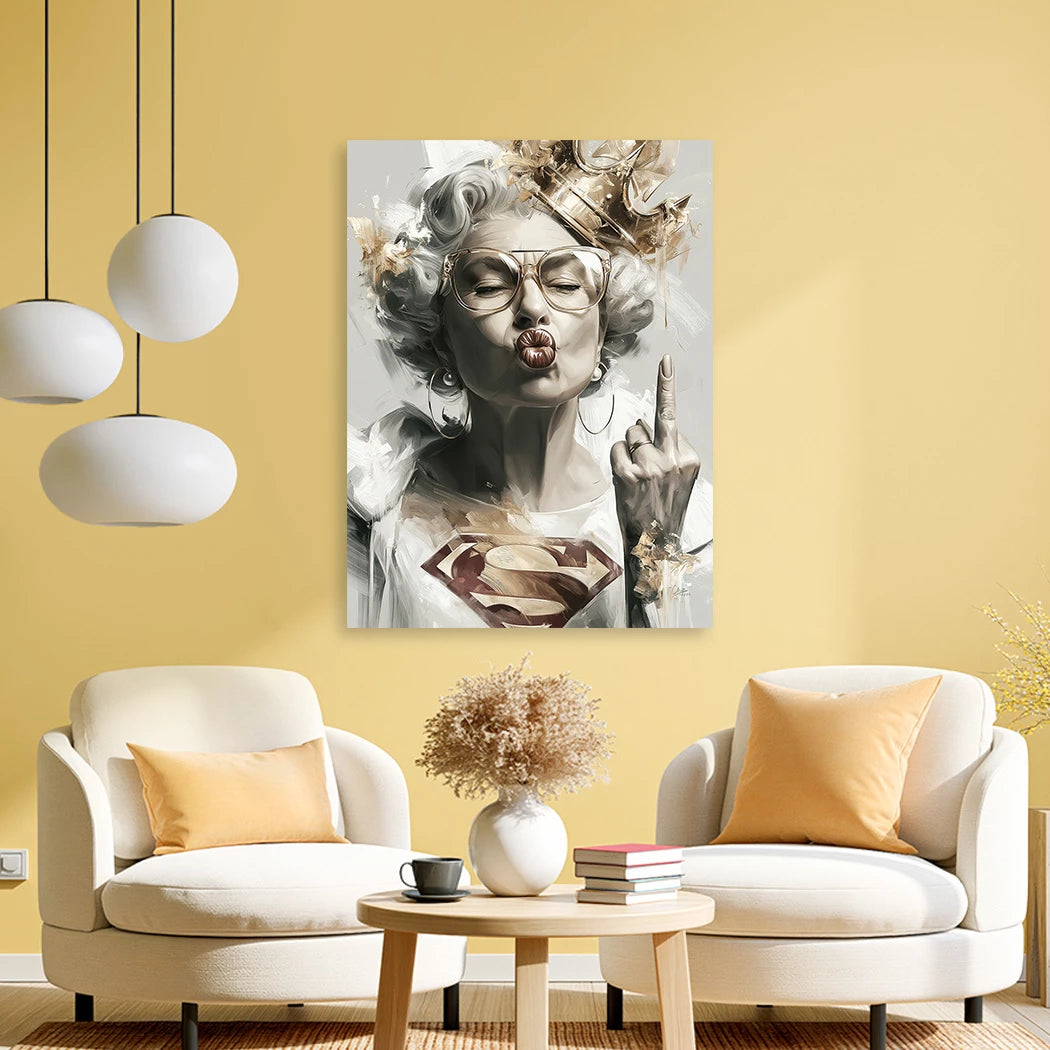 Queen Supreme Alu Dibond Wandbild