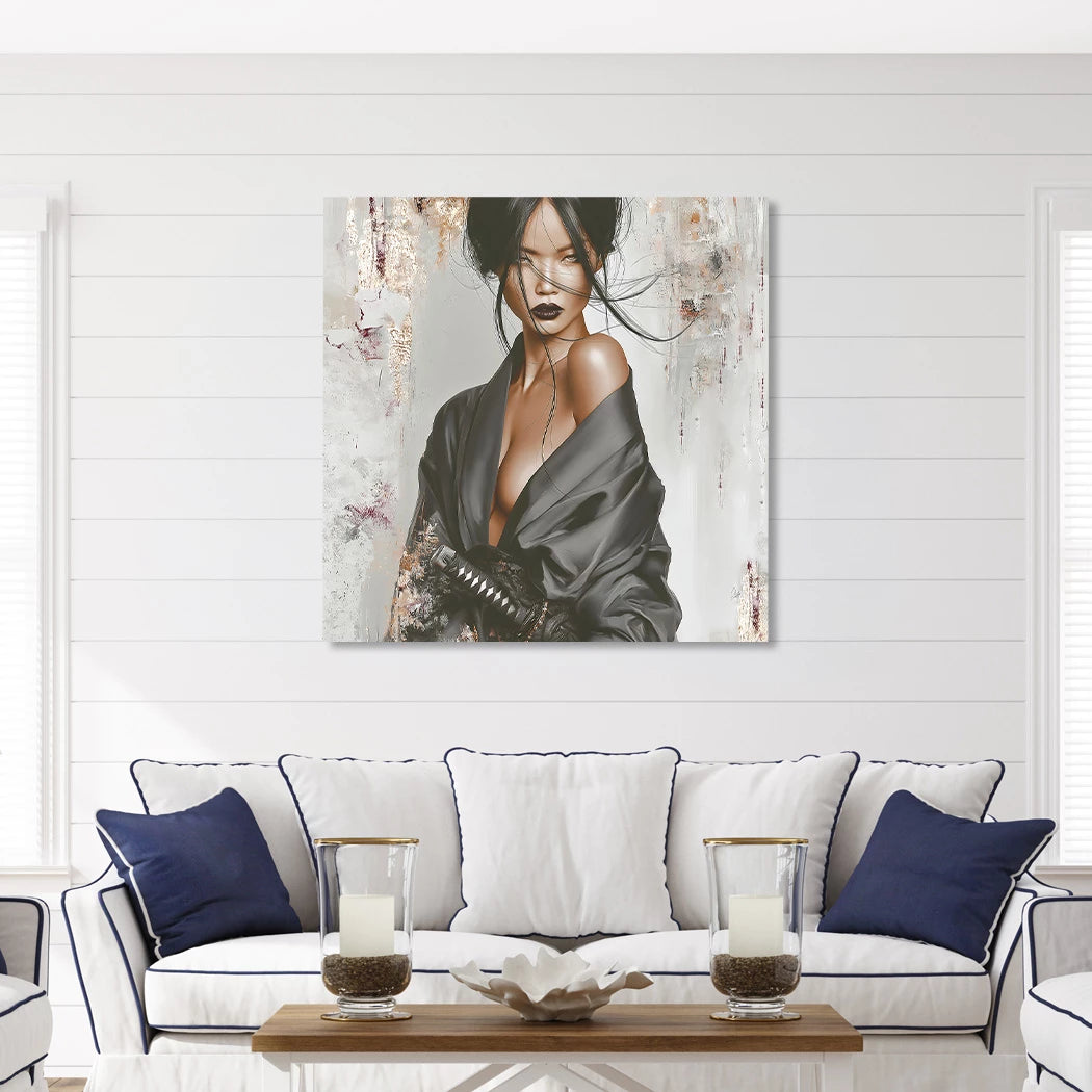 Velvet Katana Alu Dibond Wandbild