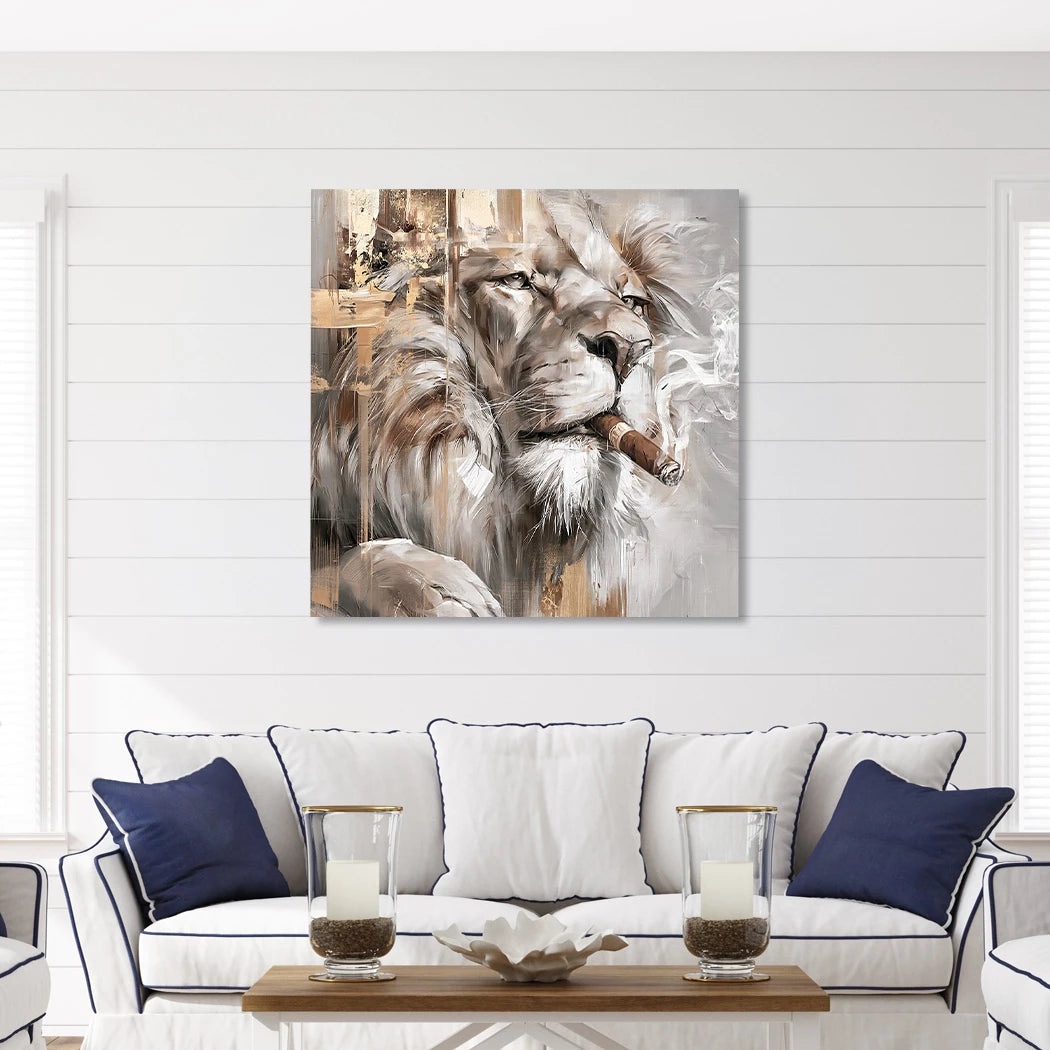 Royal Lion Acrylglasbild