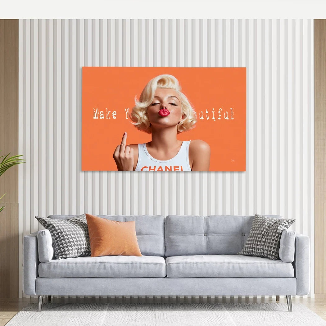 Marilyn Monroe Beautiful AluDibond Wandbild