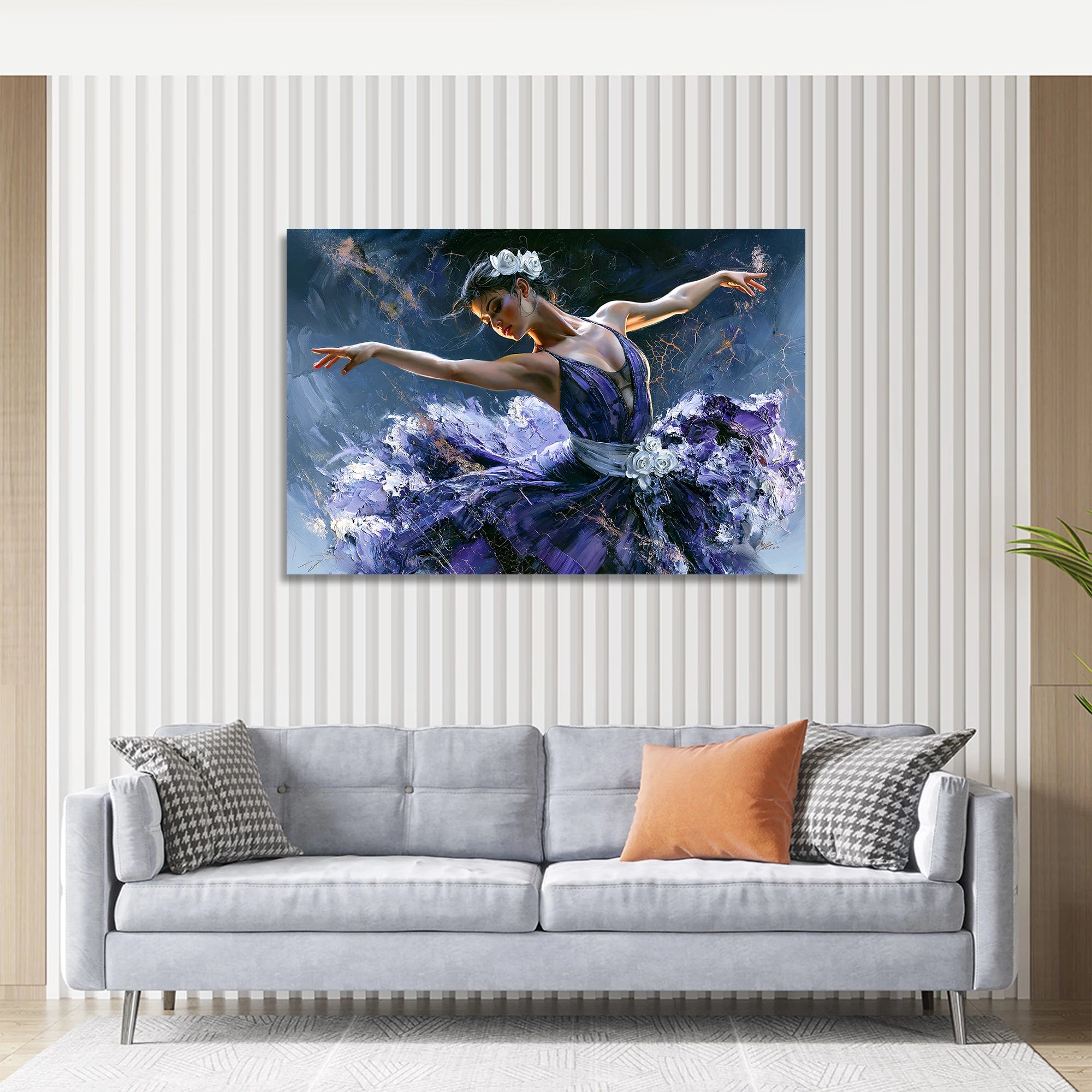Ballerina Royal Leinwand Bild