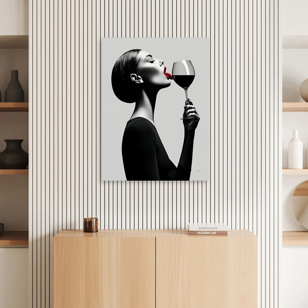 Wine Affair Aluminiumbild gebürstet