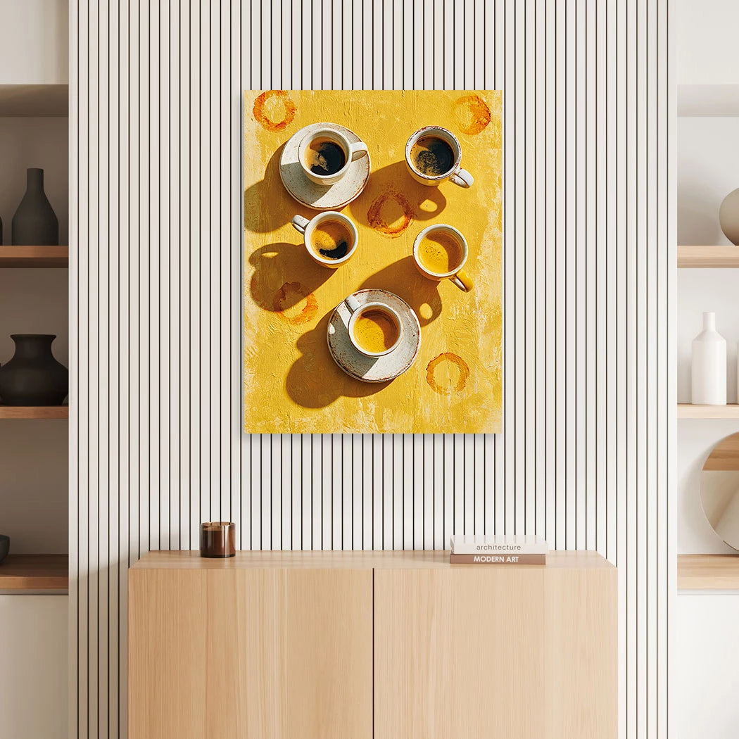 Espresso Atelier Aluminiumbild gebürstet