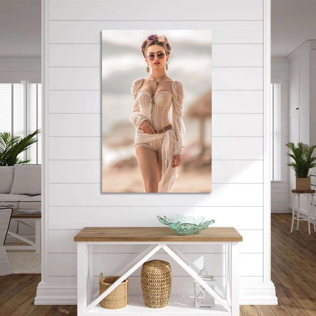 Frida Riviera Aluminiumbild gebürstet