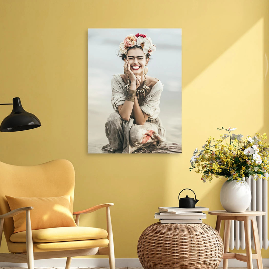 Frida Kahlo Summer Aluminiumbild gebürstet