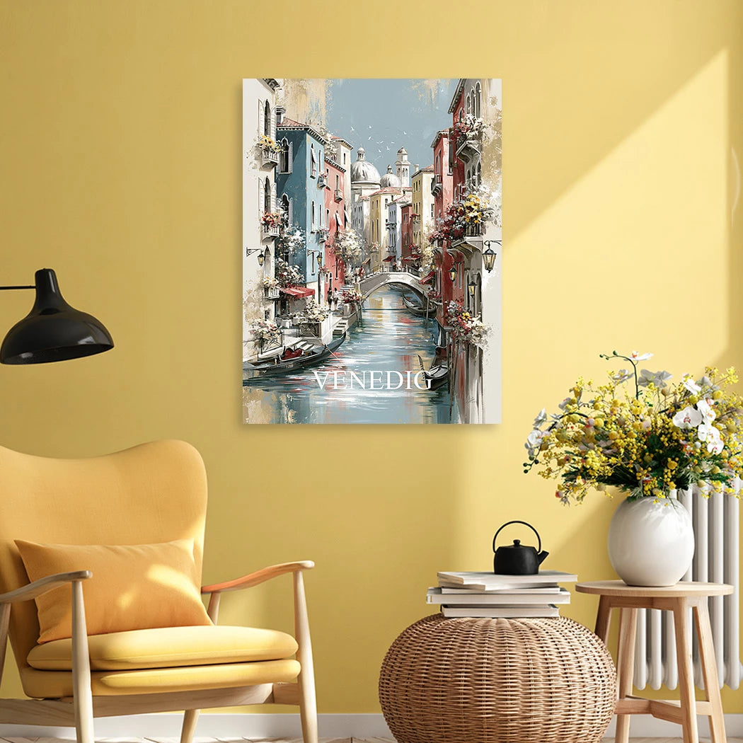 Venedig Serenata Aluminiumbild gebürstet