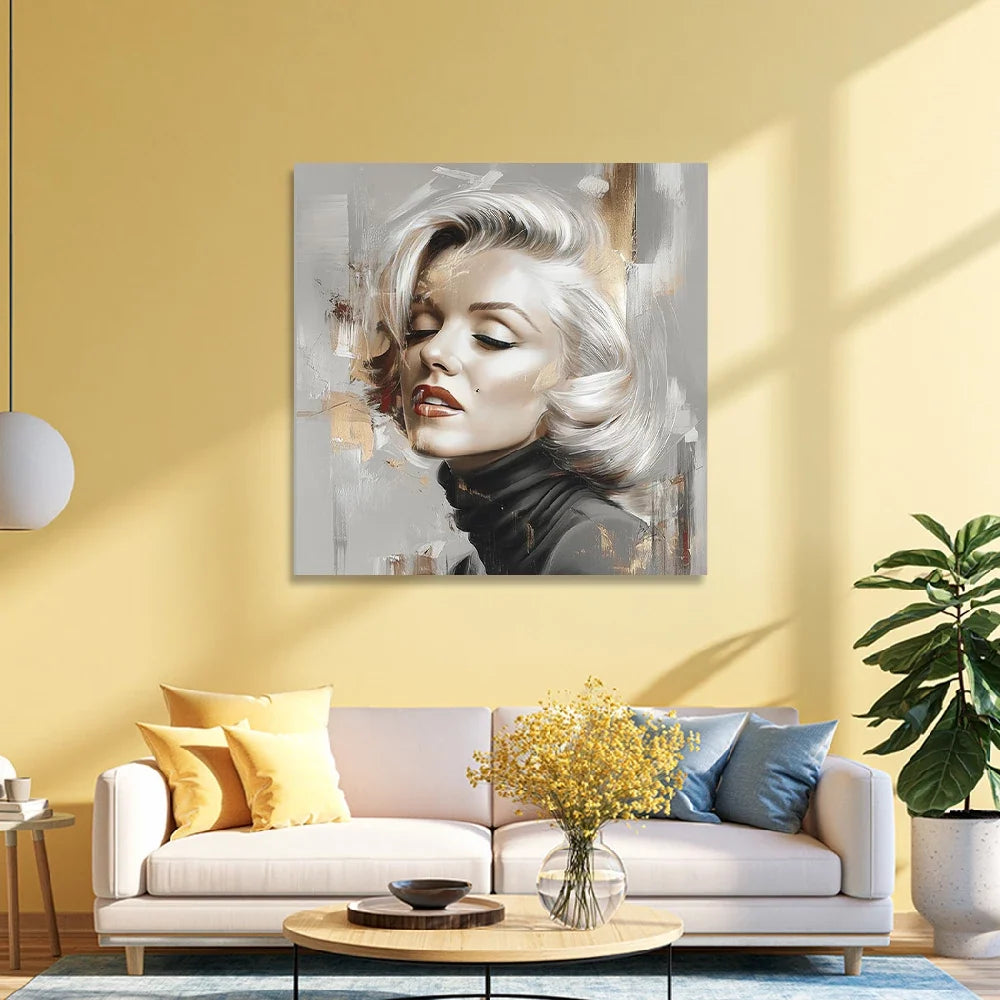 Marilyn En Vogue Leinwand Bild