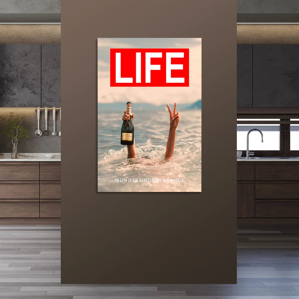 Life Moment Aluminiumbild gebürstet