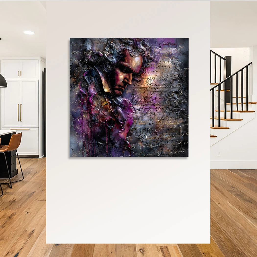 Beethoven Sinfonie Leinwand Bild