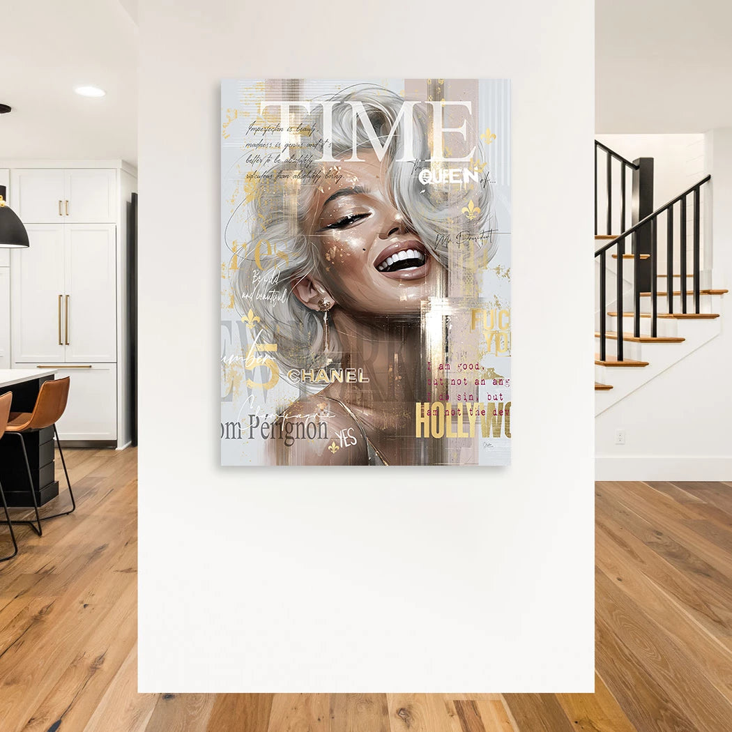 Marilyn Monroe La Belle Aluminiumbild gebürstet
