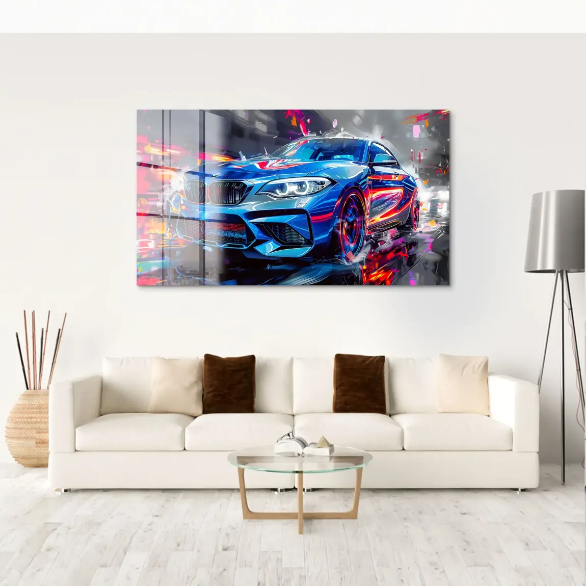 BMW M2 Abstrakt Vision Acrylglas Bild