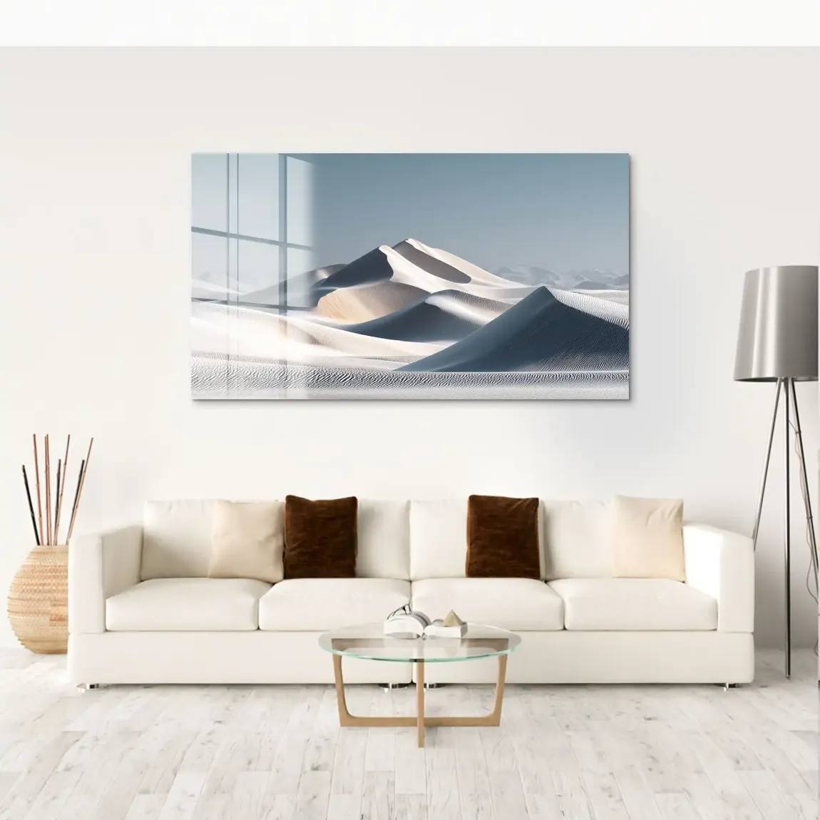 Ivory Dunes Acrylglas Bild