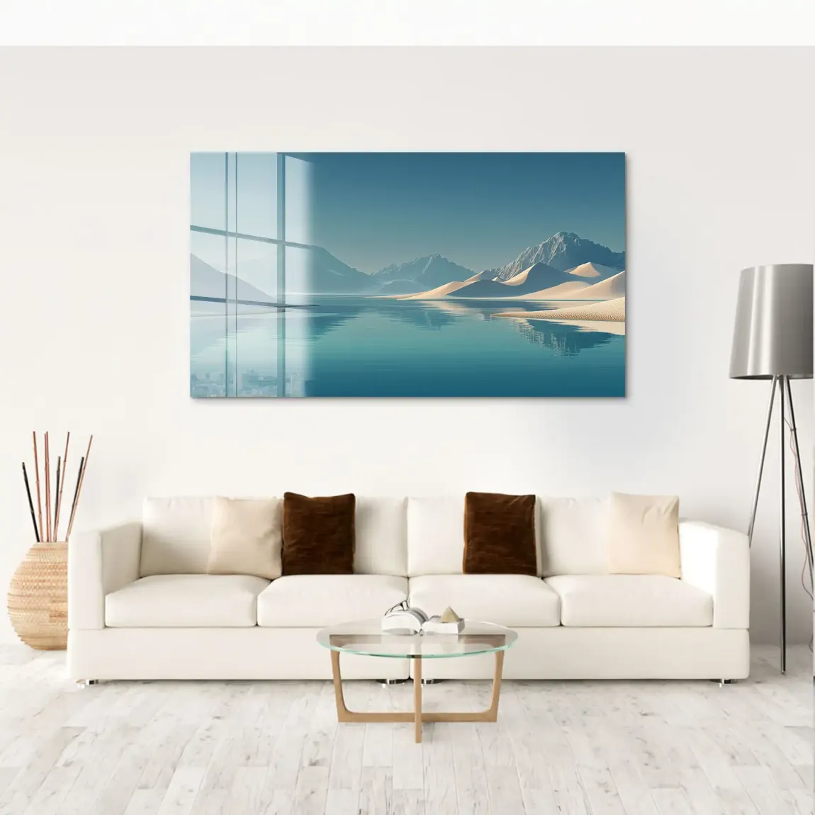 Desert Silence Acrylglas Bild