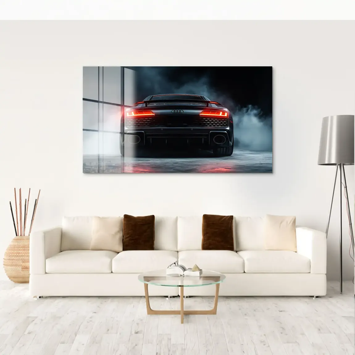 Audi R8 Dark Side Acrylglas Bild