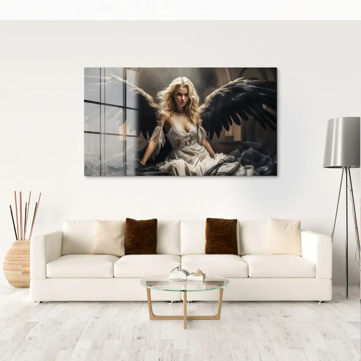 Blackwing Angel Art Acrylglas Bild
