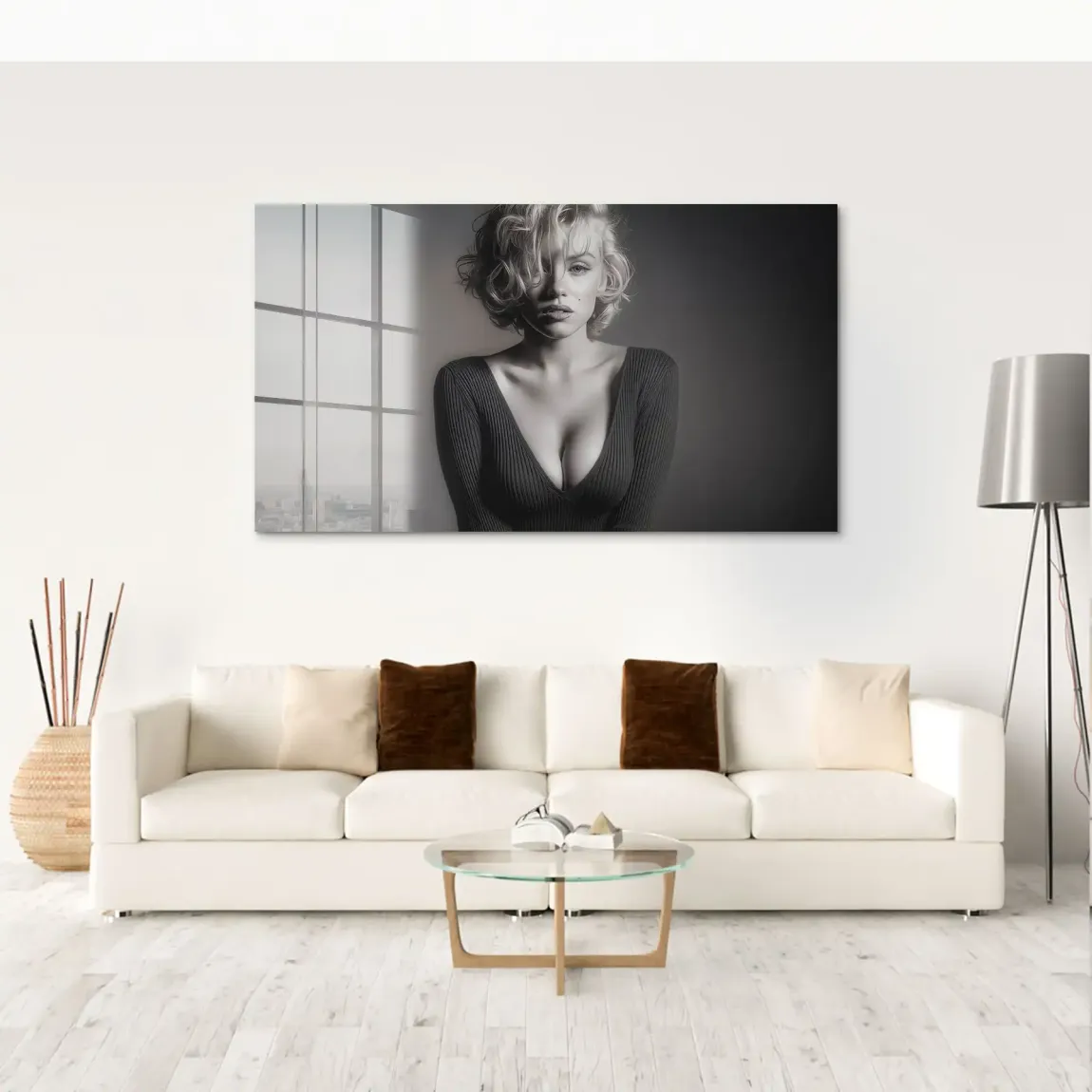Marilyn Monroe Glam Night Acrylglas Bild