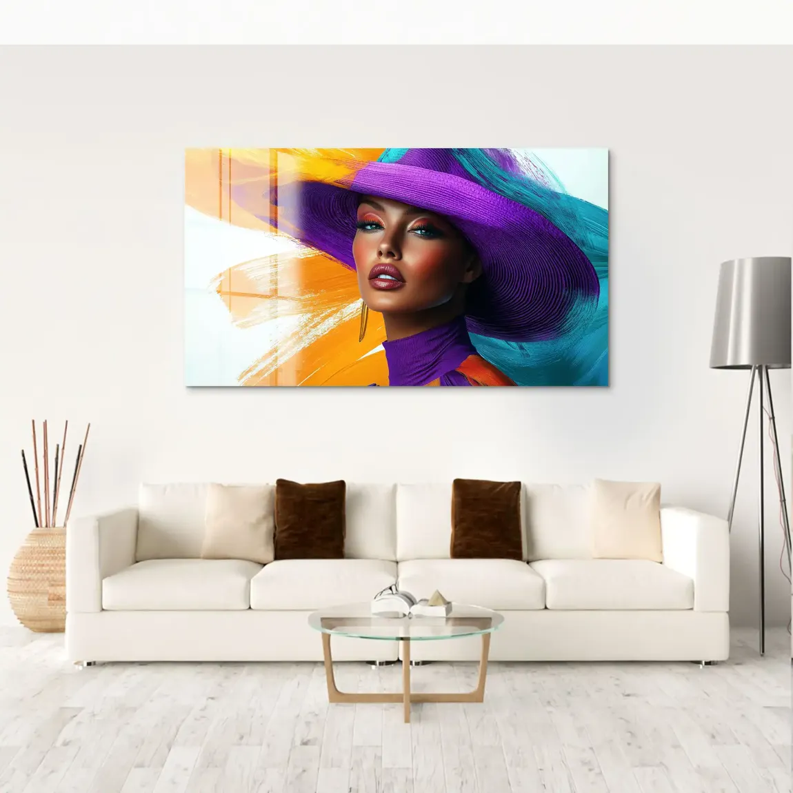 Vivid Fashion Color Art Acrylglas Bild