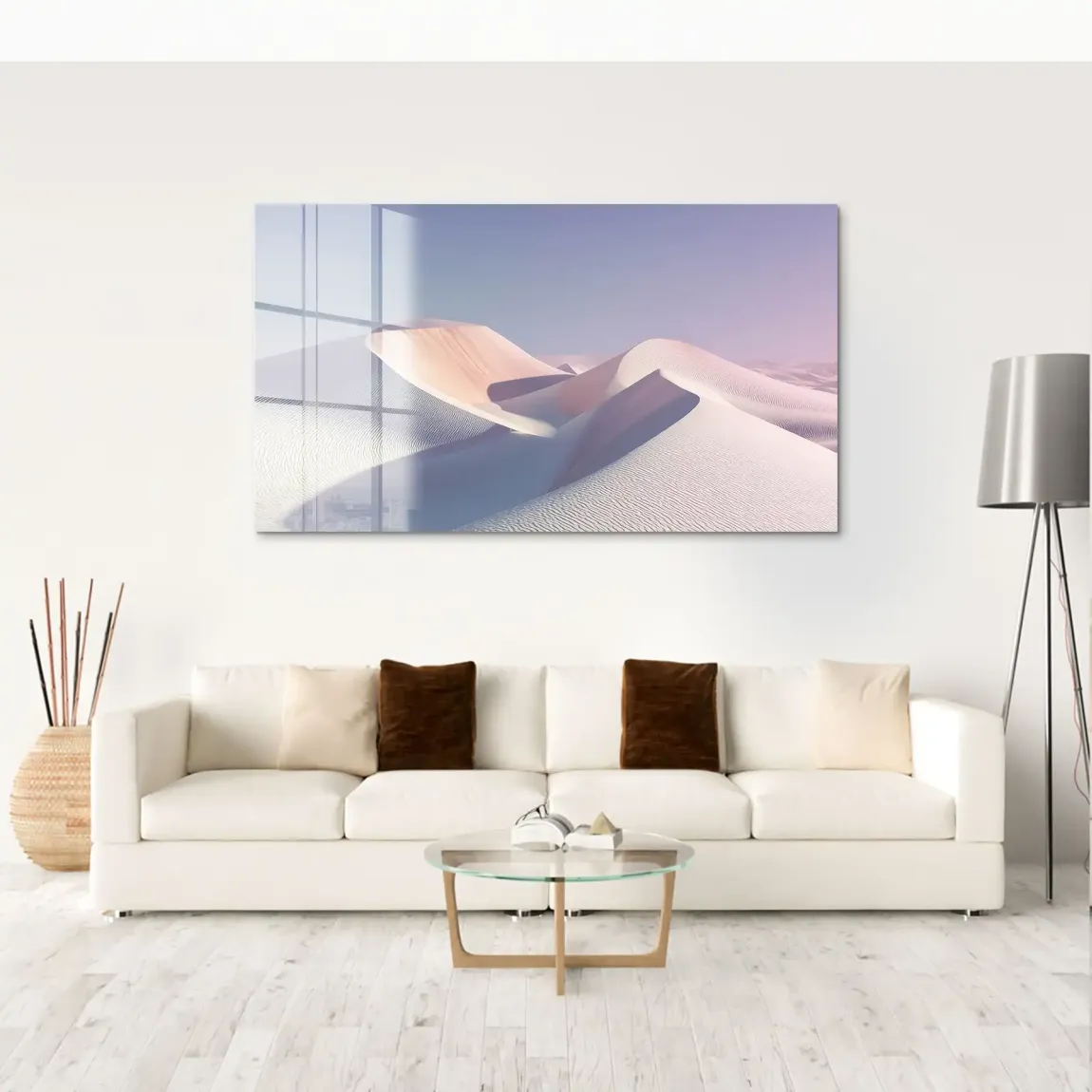 White Sand Acrylglas Bild