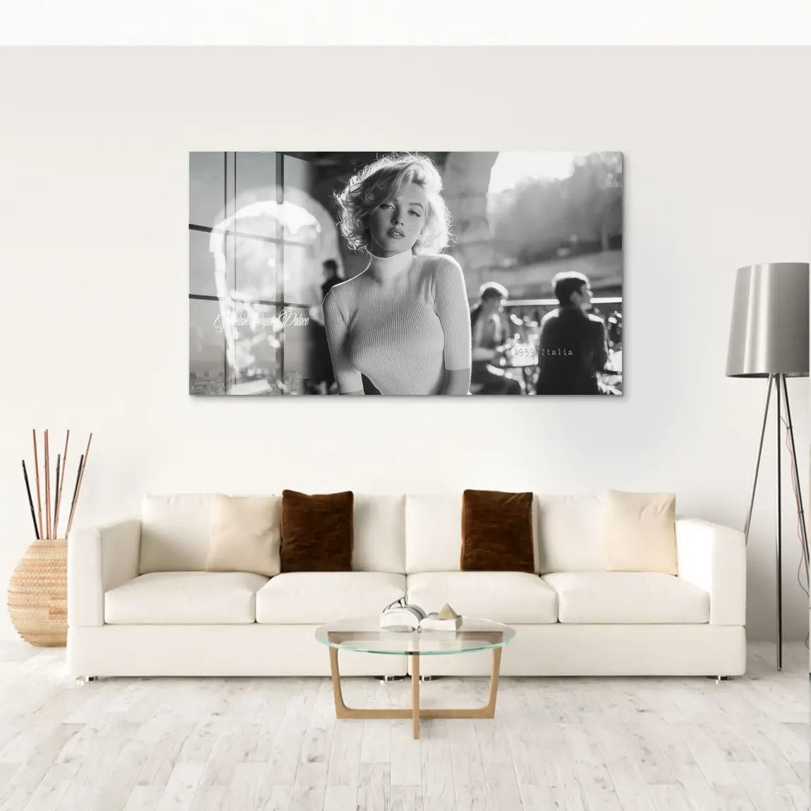 Marilyn Monroe Italia Acrylglasbild