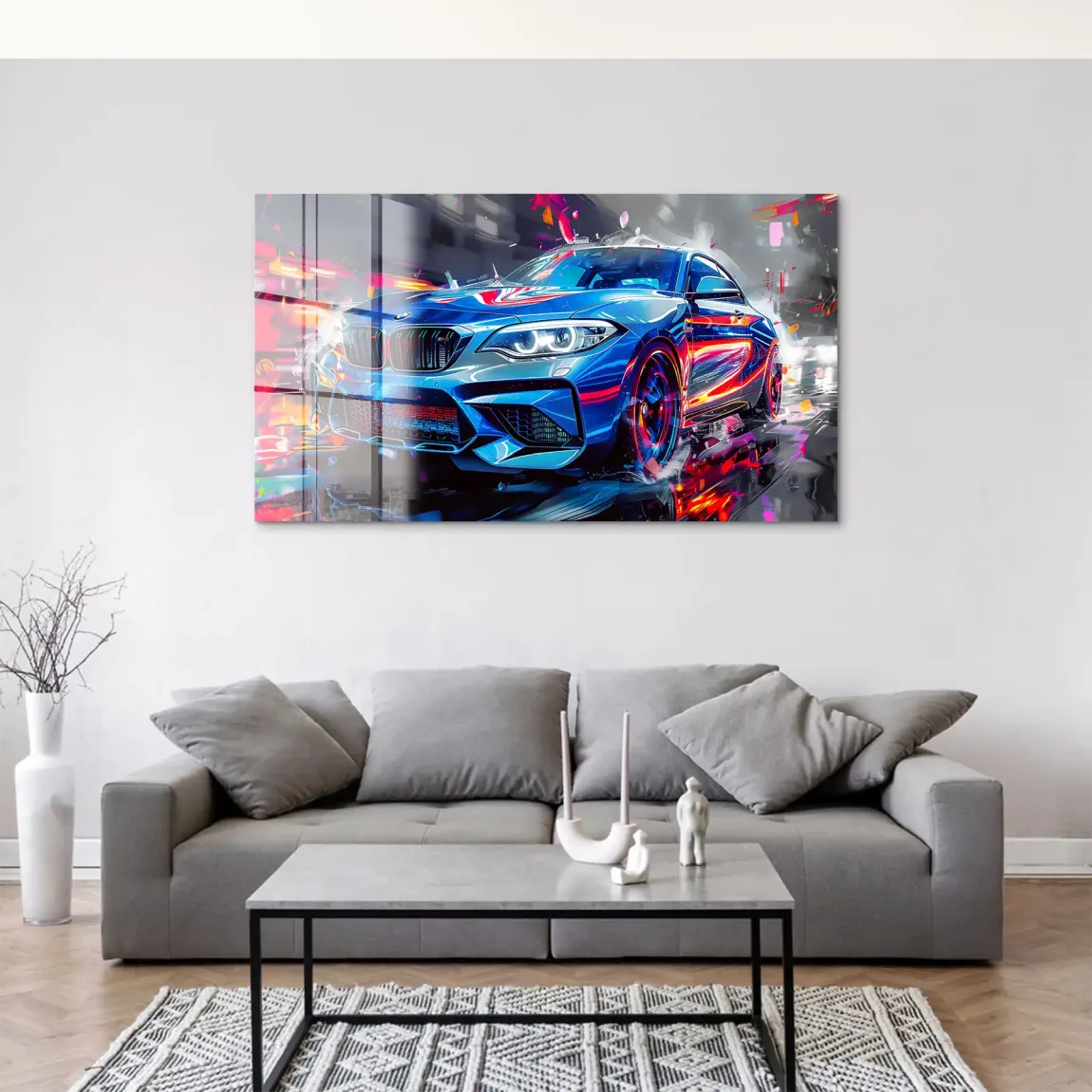BMW M2 Abstrakt Vision Acrylglas Bild