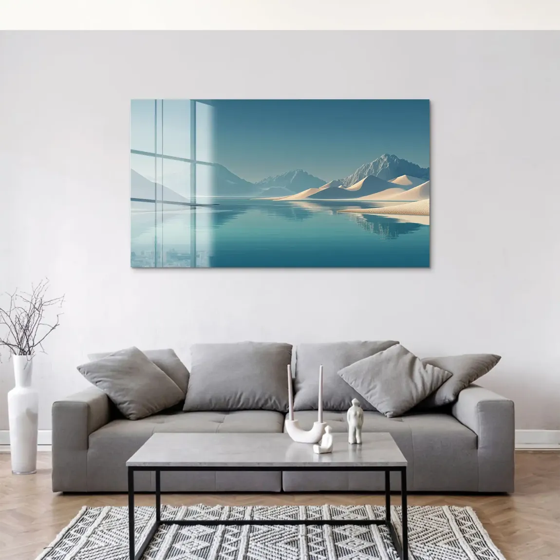 Desert Silence Acrylglas Bild