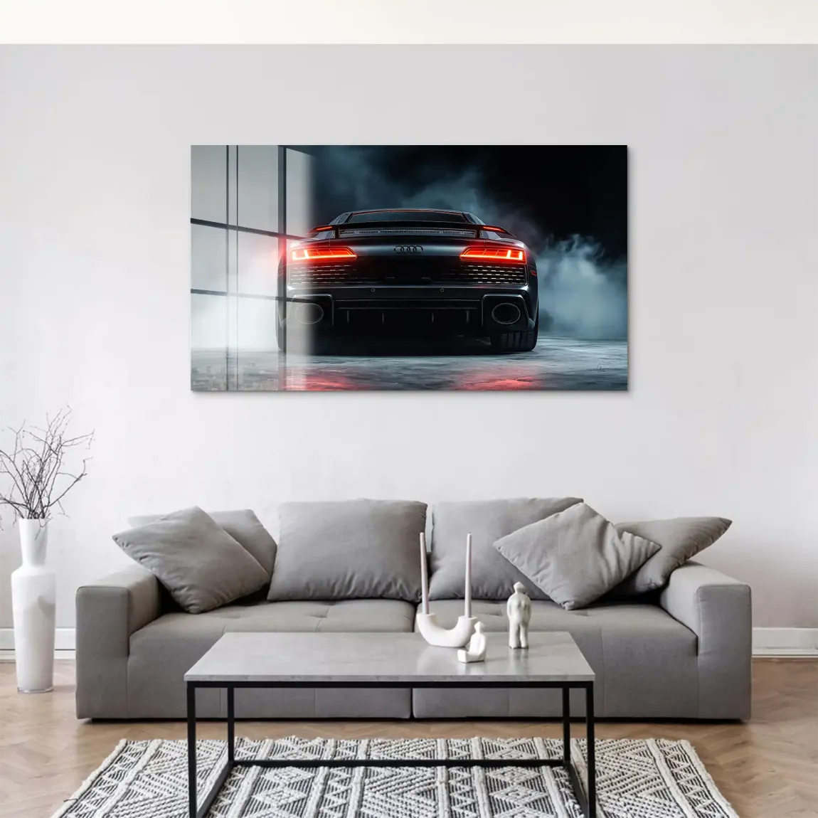 Audi R8 Dark Side Acrylglas Bild