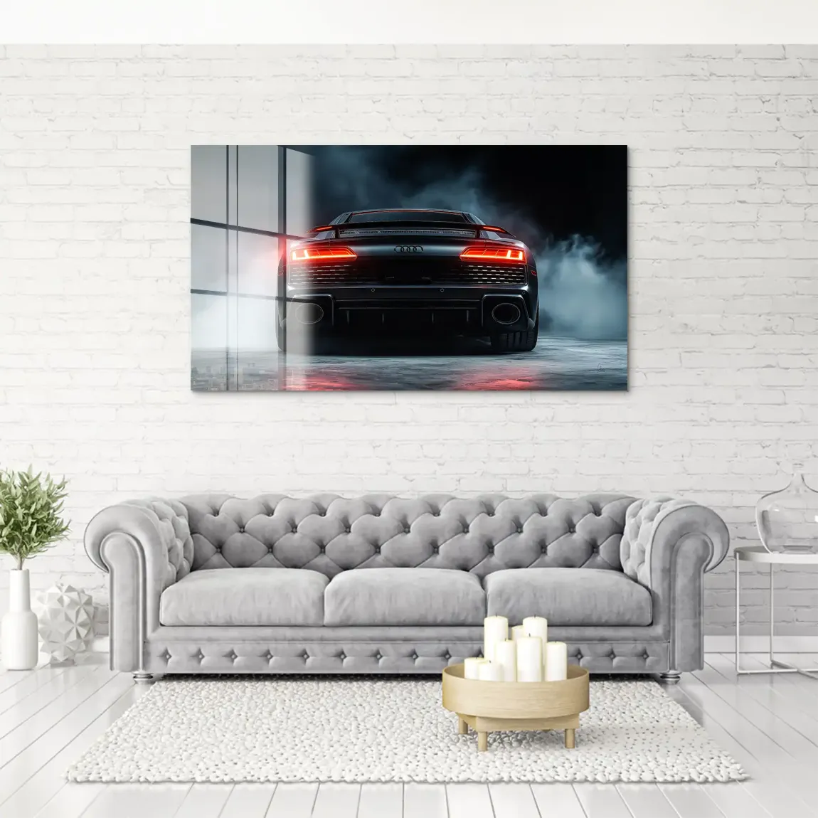 Audi R8 Dark Side Acrylglas Bild