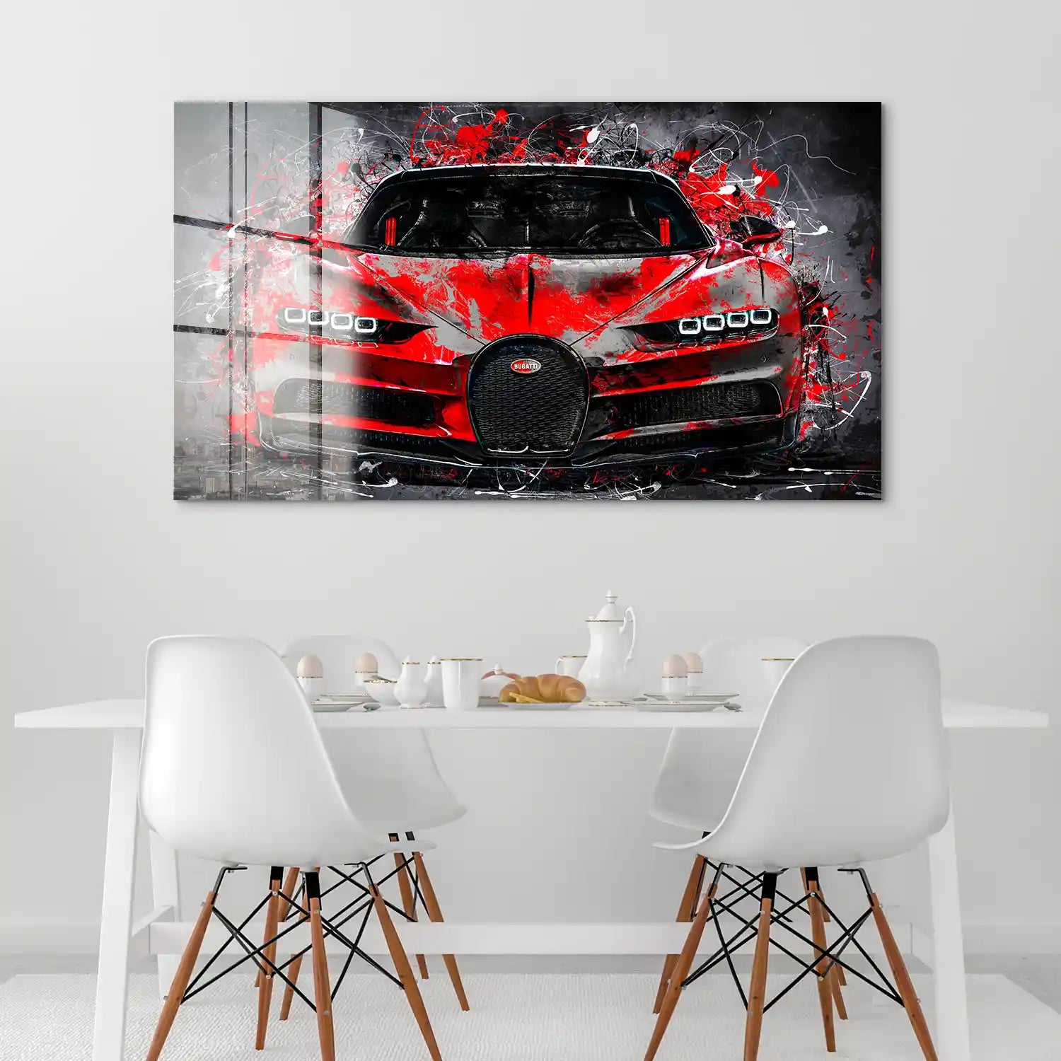 Bugatti Abstrakt Style Acrylglas Bild INGALERIE