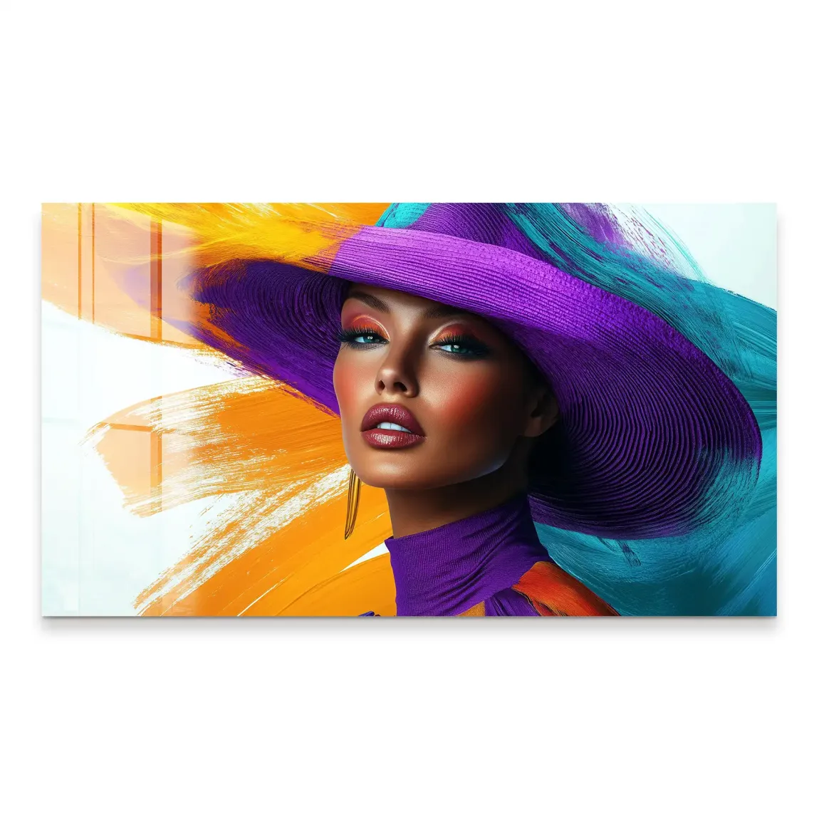 Vivid Fashion Color Art Acrylglas Bild