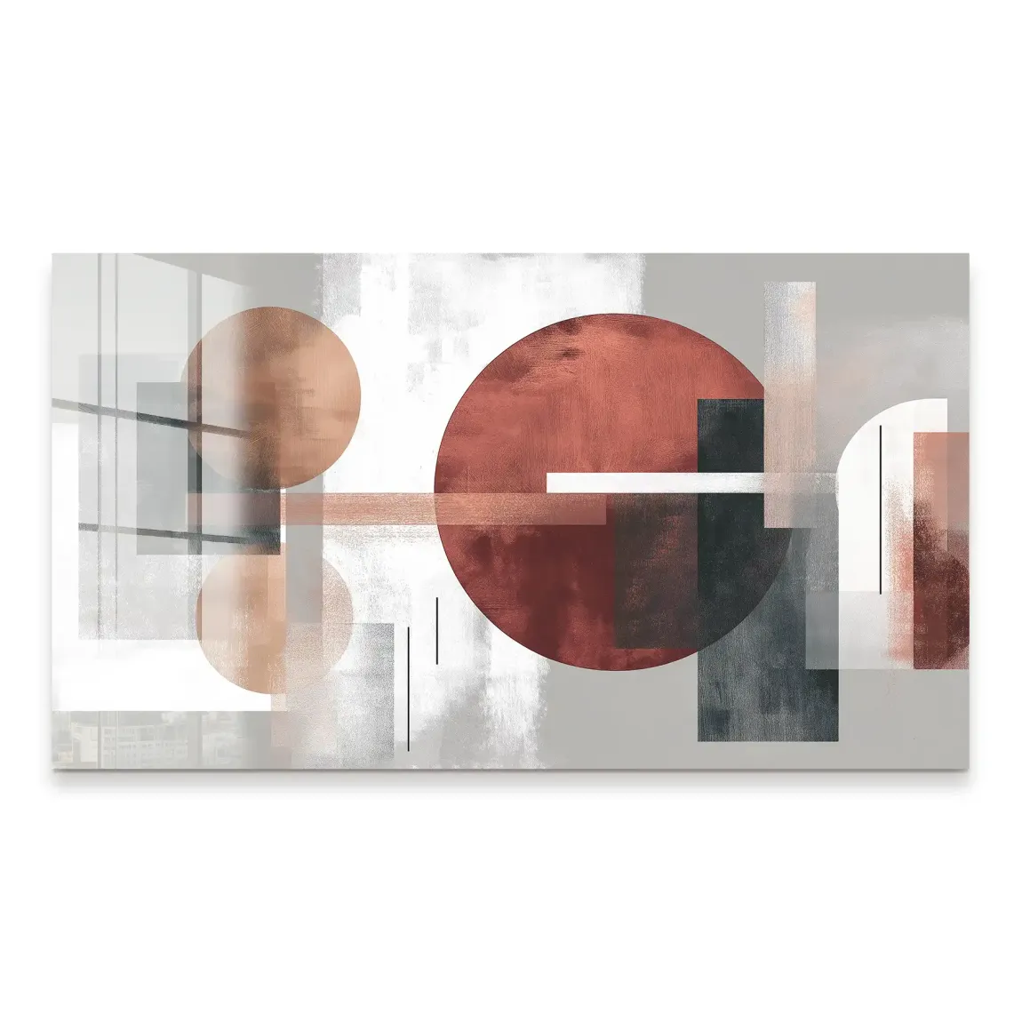 Abstrakte Geometrie Acrylglas Bild