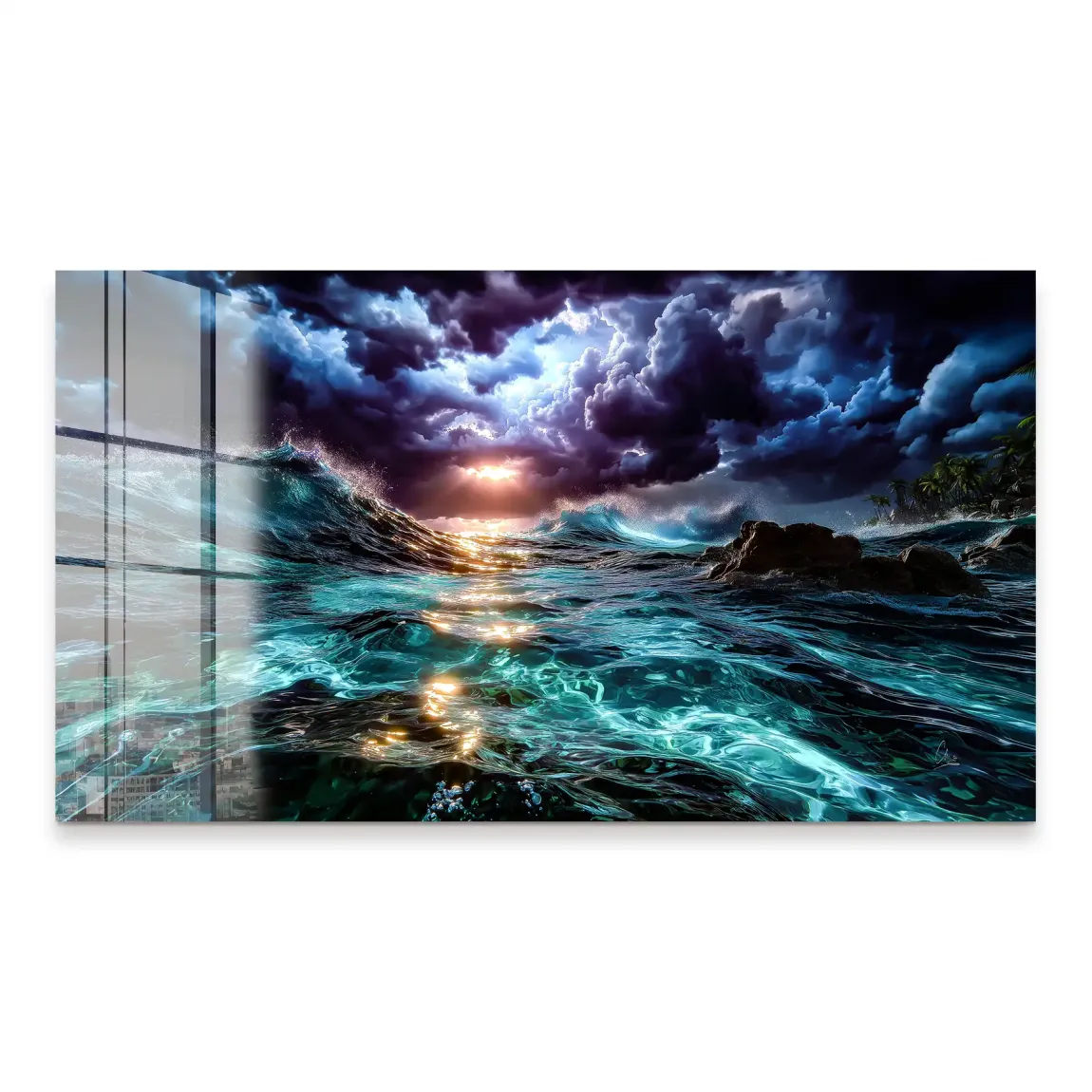 Ocean Storm Acrylglas Bild