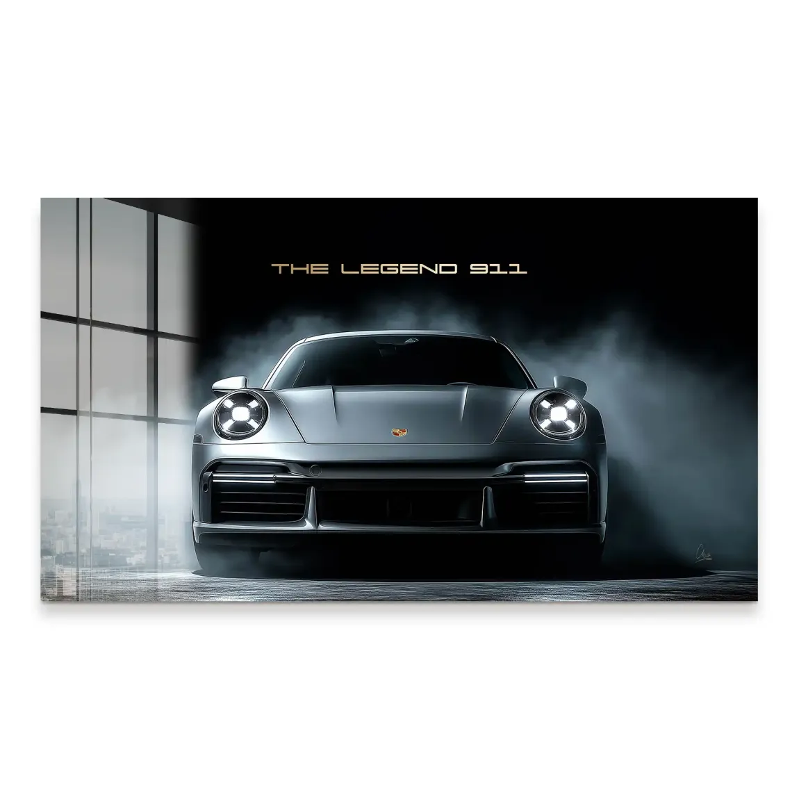 911 Silver Legend Acrylglas Bild