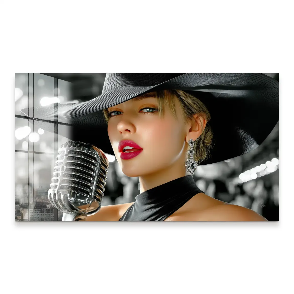 Midnight Jazz Acrylglas Bild