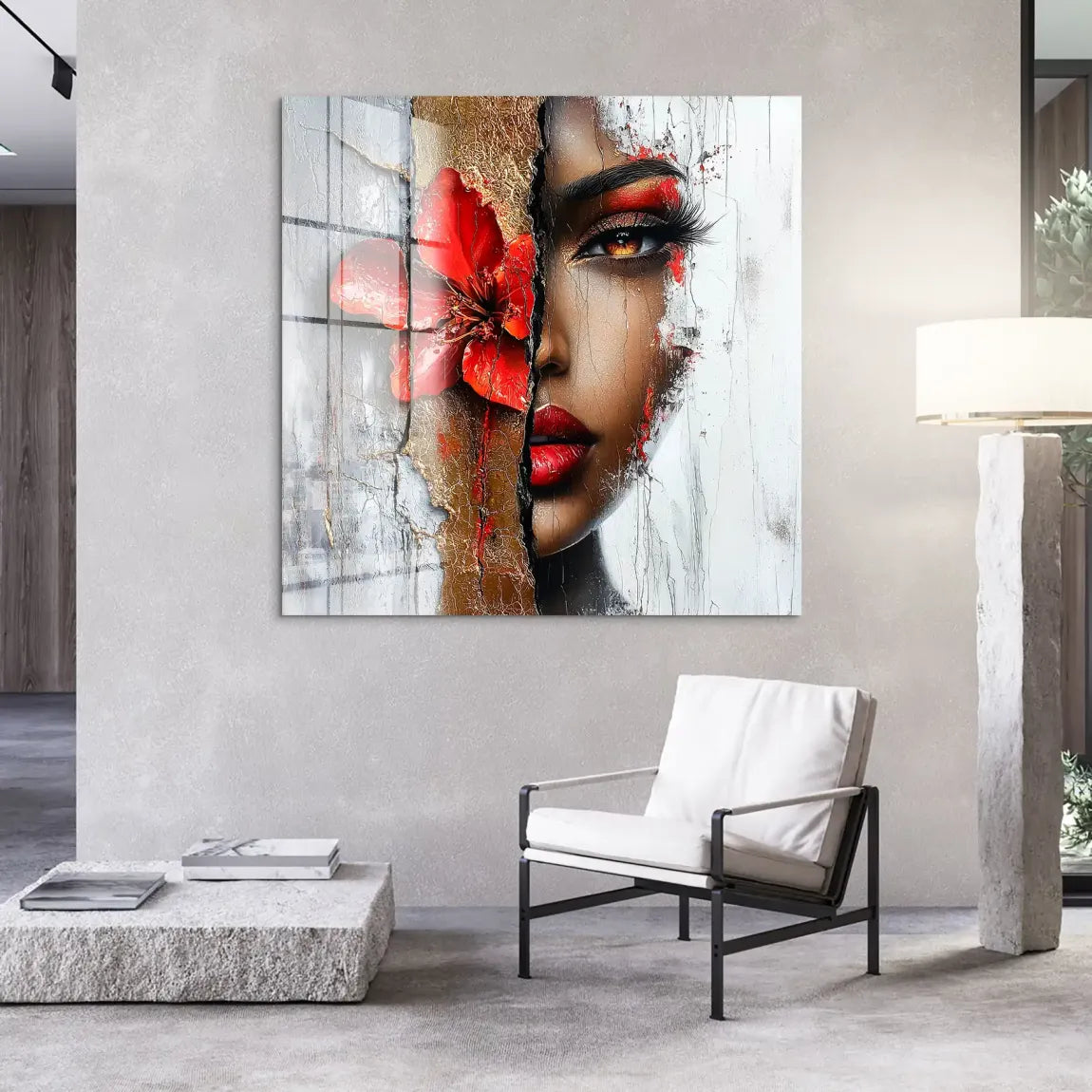 Red Blossom Beauty Acrylglas Bild INGALERIE