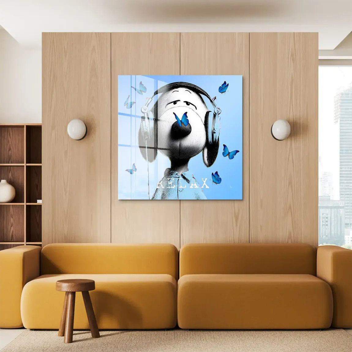 Snoopy Relax Acrylglasbild