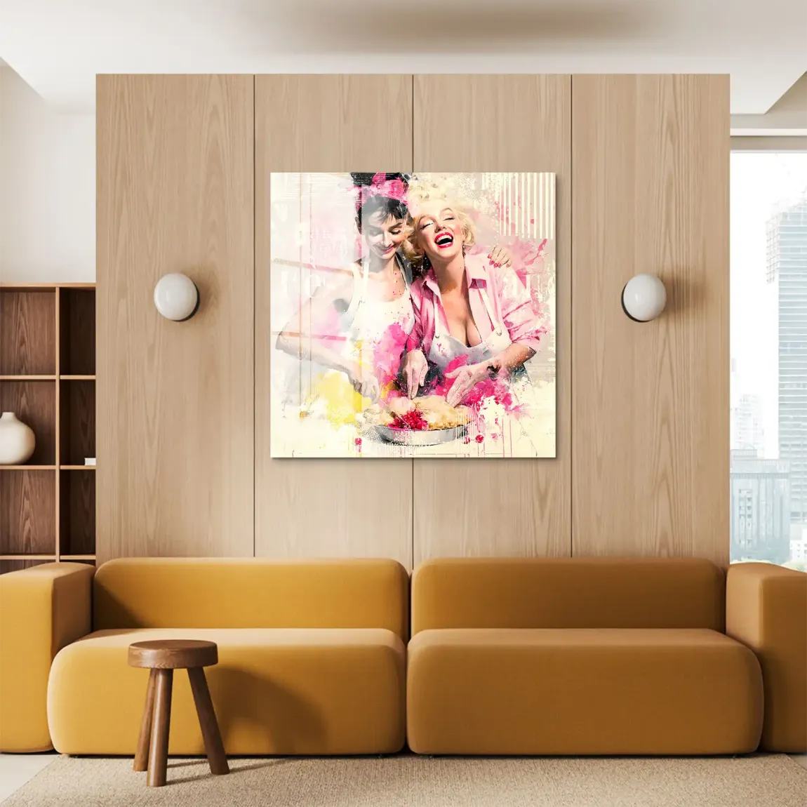 Audrey Marilyn Joy Acrylglasbild