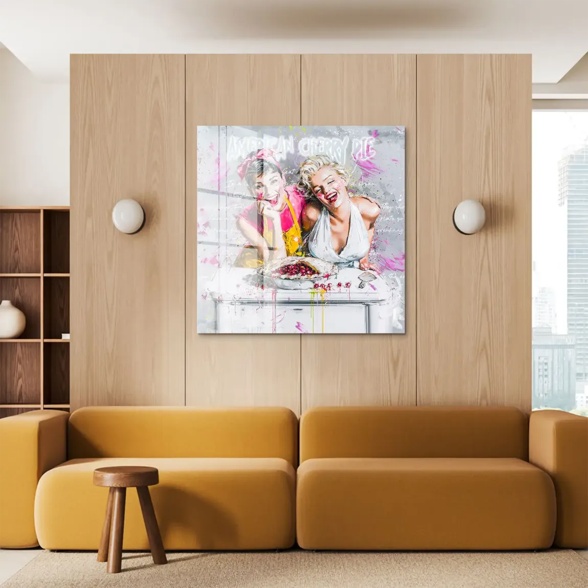 Audrey Marilyn Glam Acrylglasbild