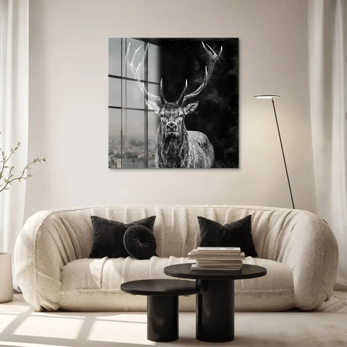 Edler Hirsch Acrylglasbild