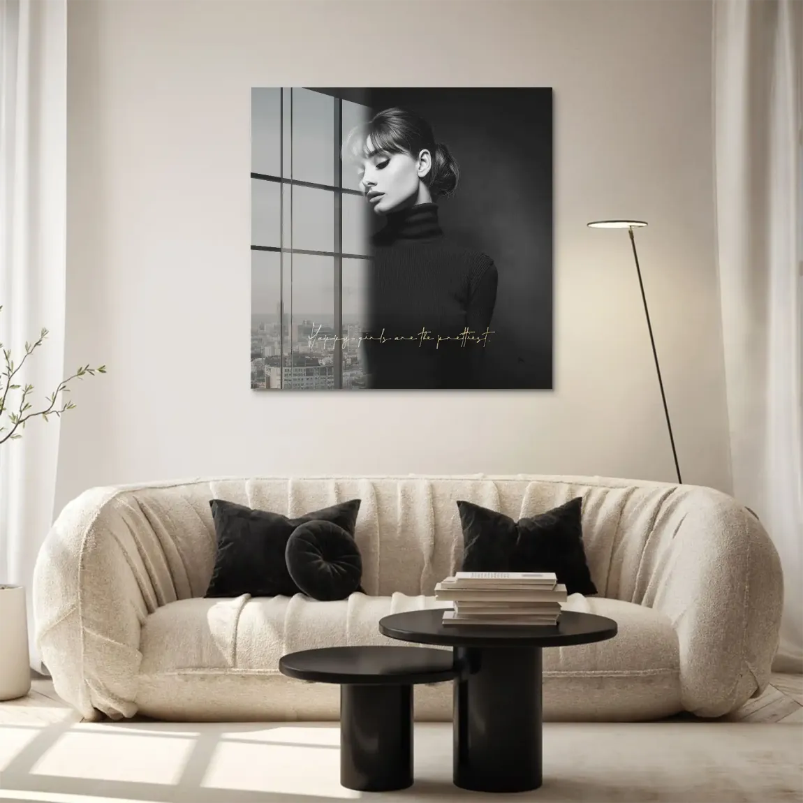 Audrey Hepburn Pretty Acrylglasbild