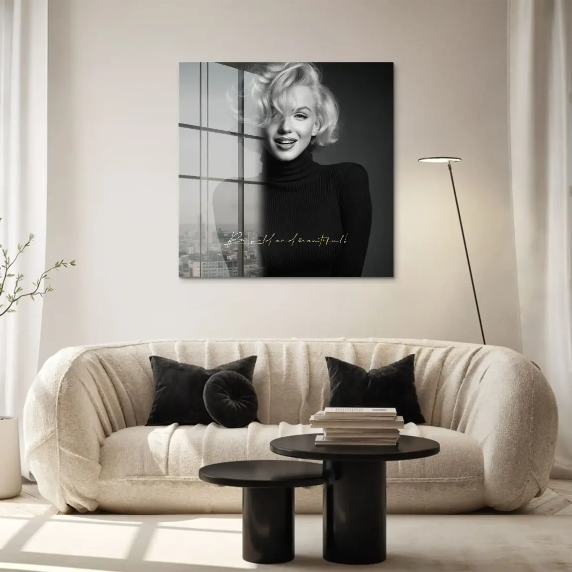 Marilyn Monroe Be Wild Acrylglasbild