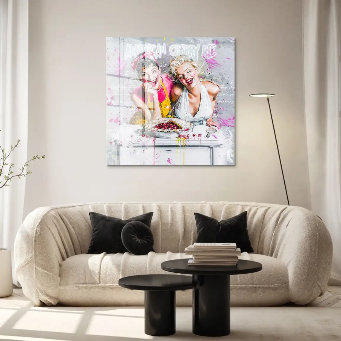 Audrey Marilyn Glam Acrylglasbild