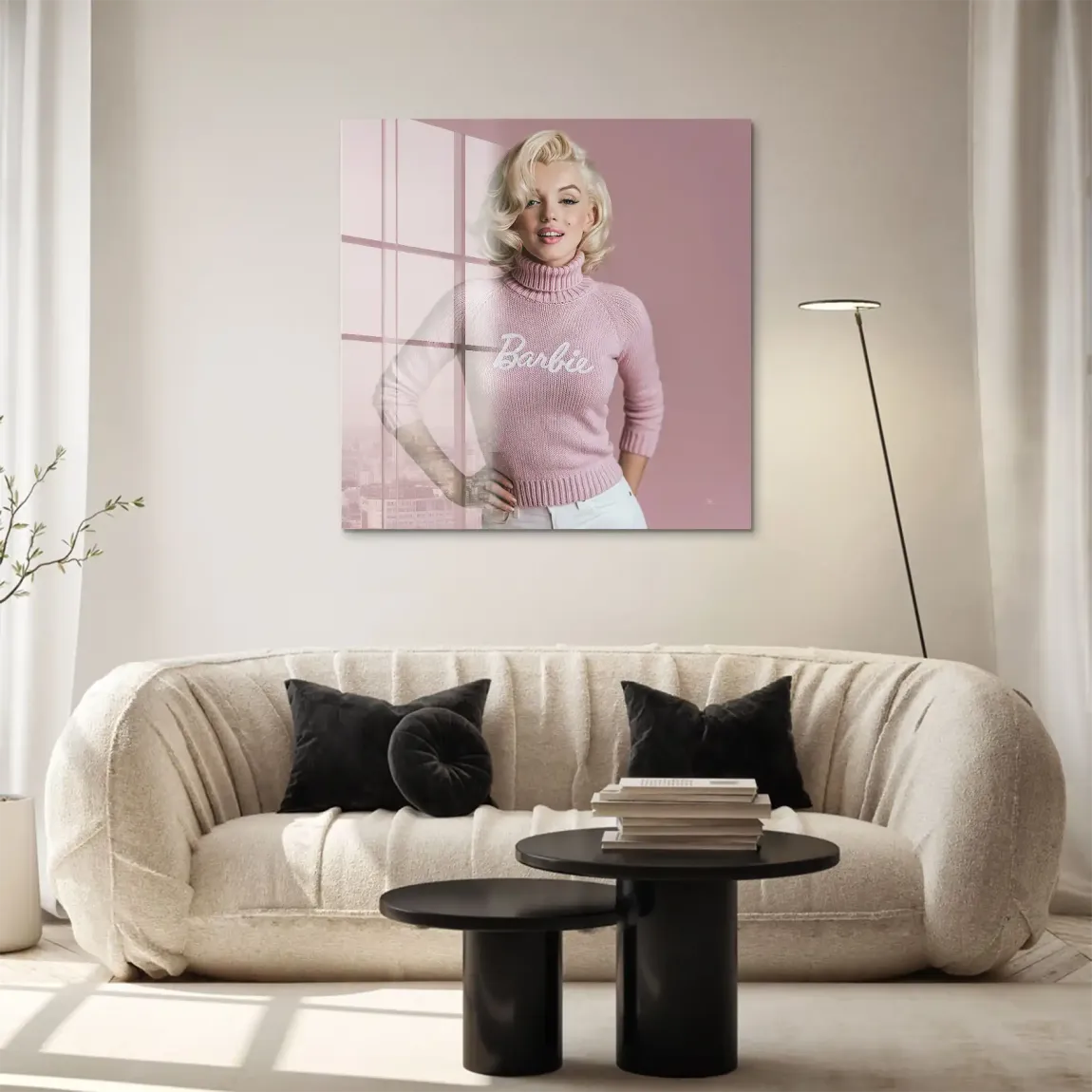 Marilyn Monroe Barbie Acrylglasbild