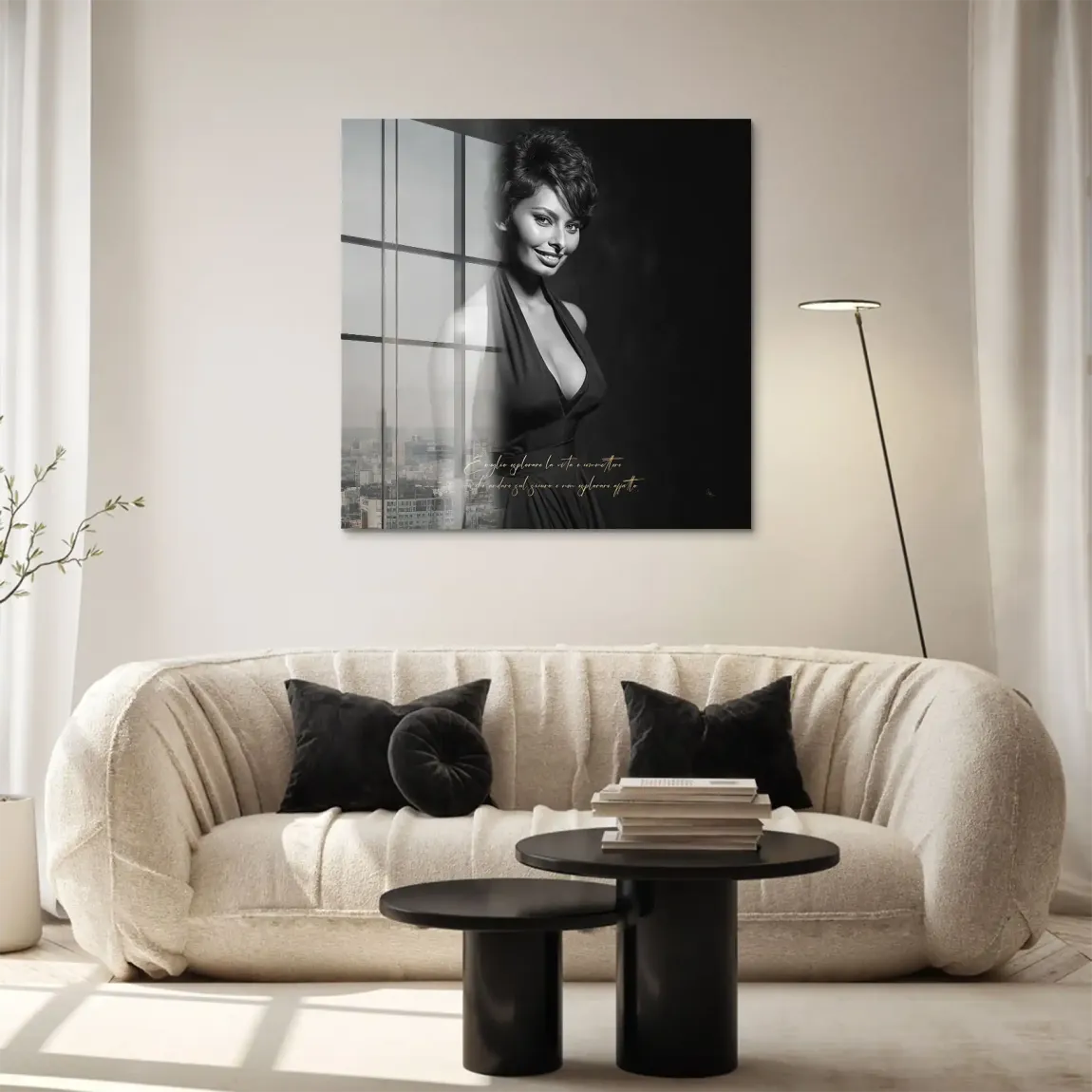 Sophia Zitat Acrylglasbild