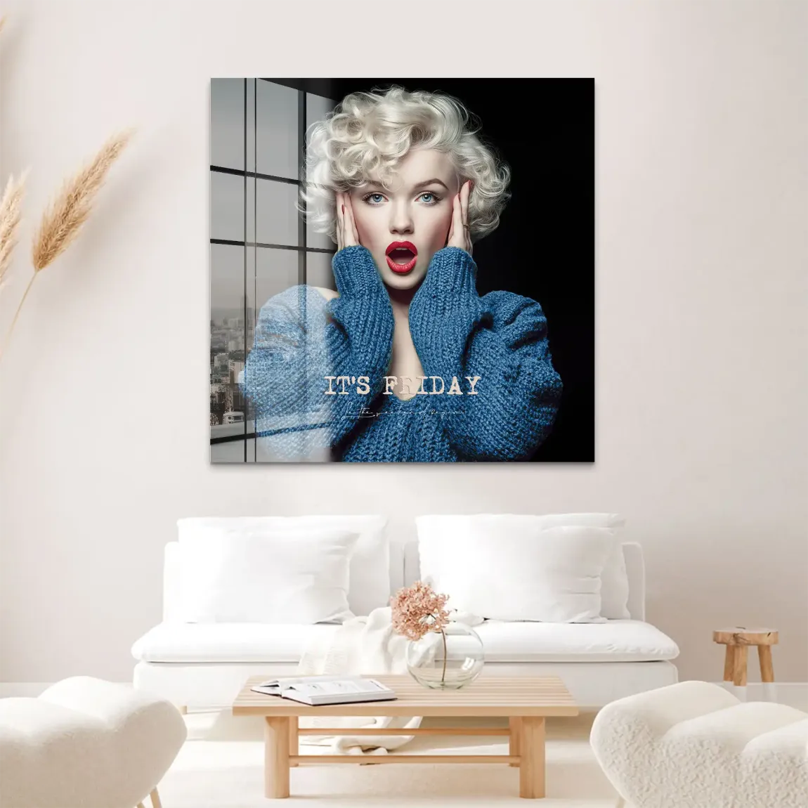 Marilyn Monroe It's Friday Acrylglas Bild