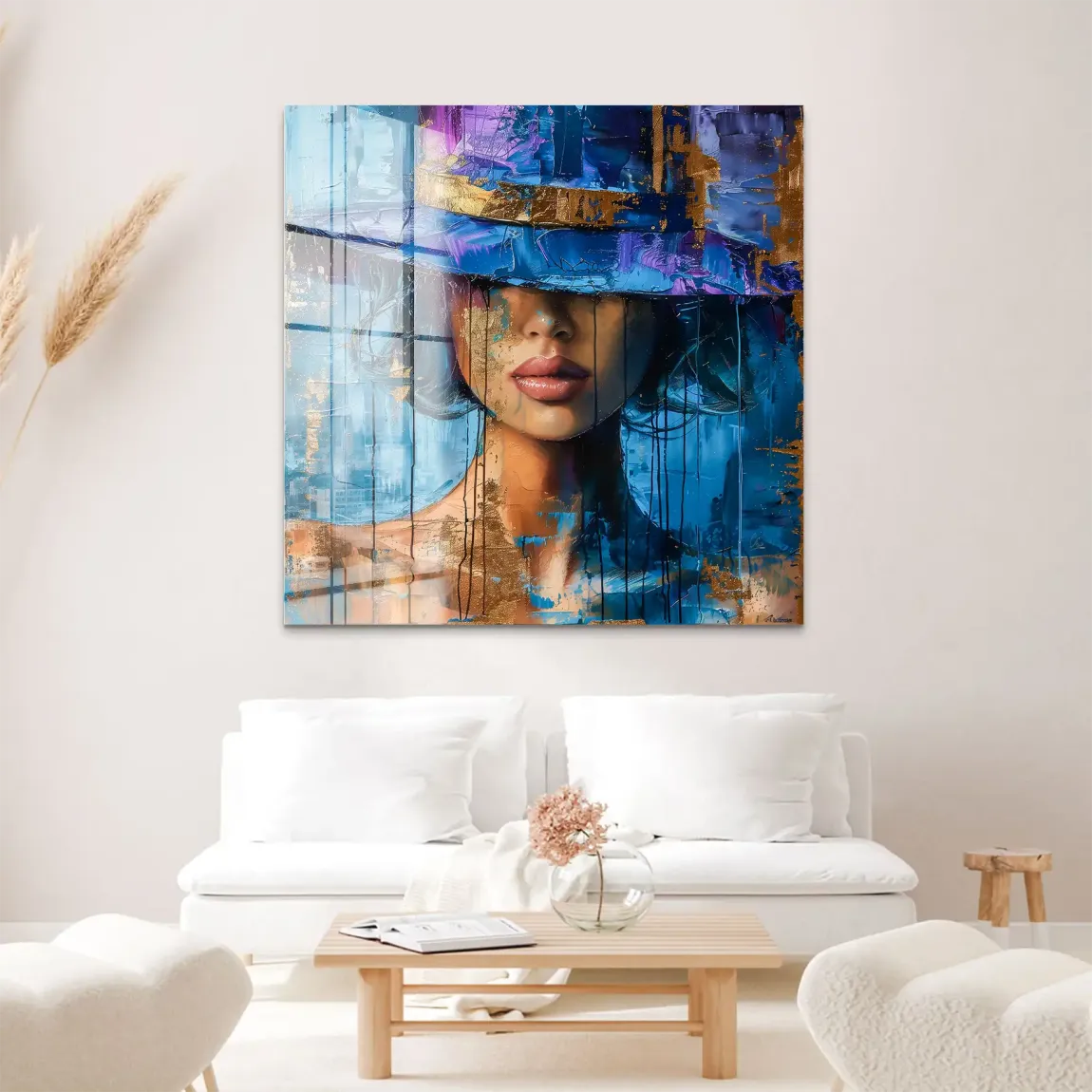 Blue Mystery Acrylglas Bild