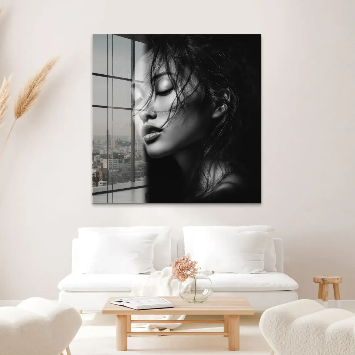 Asian Noir Portrait Acrylglas Bild