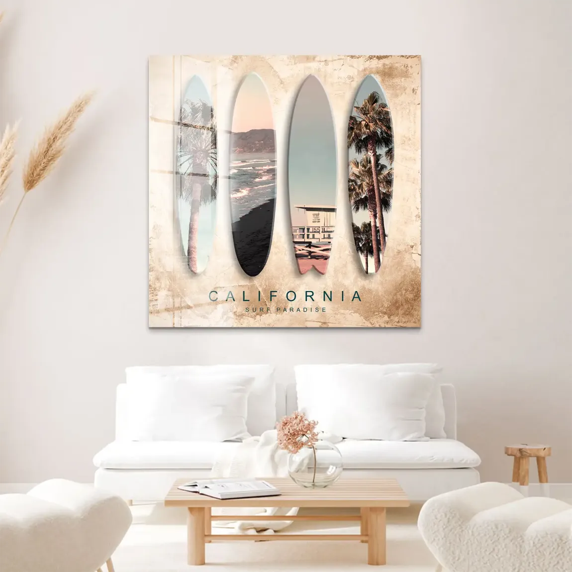 California Coast Art Acrylglas Bild