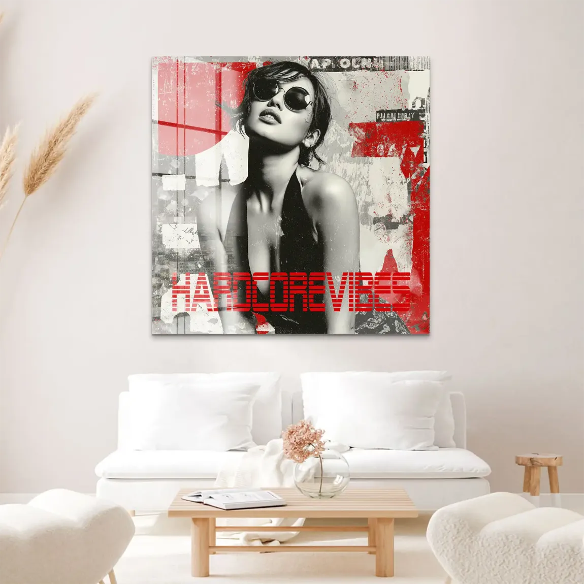 Hardcore Vibes Acrylglas Bild